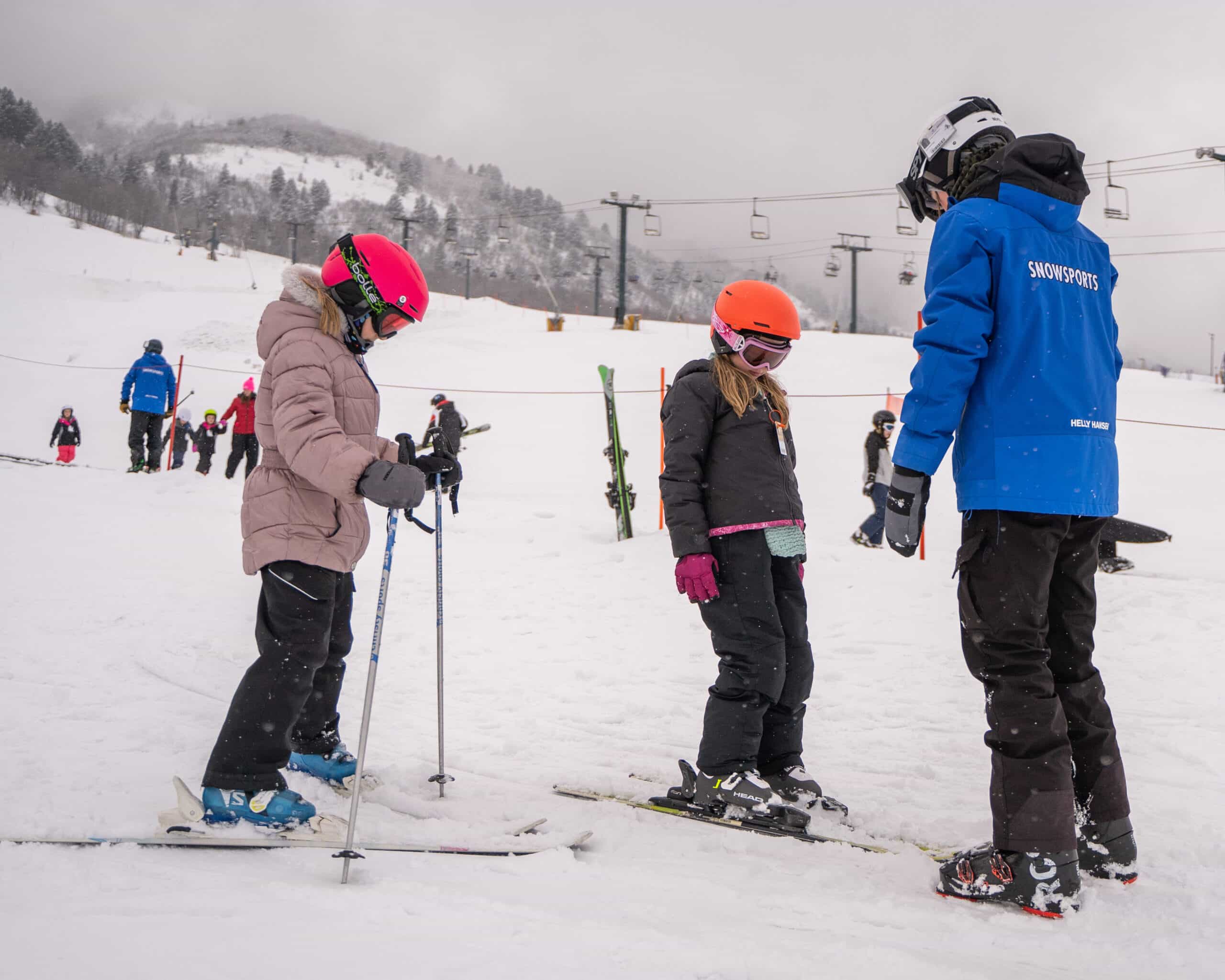 Lessons at Nordic Valley Ski Resort helping you to progress your skills