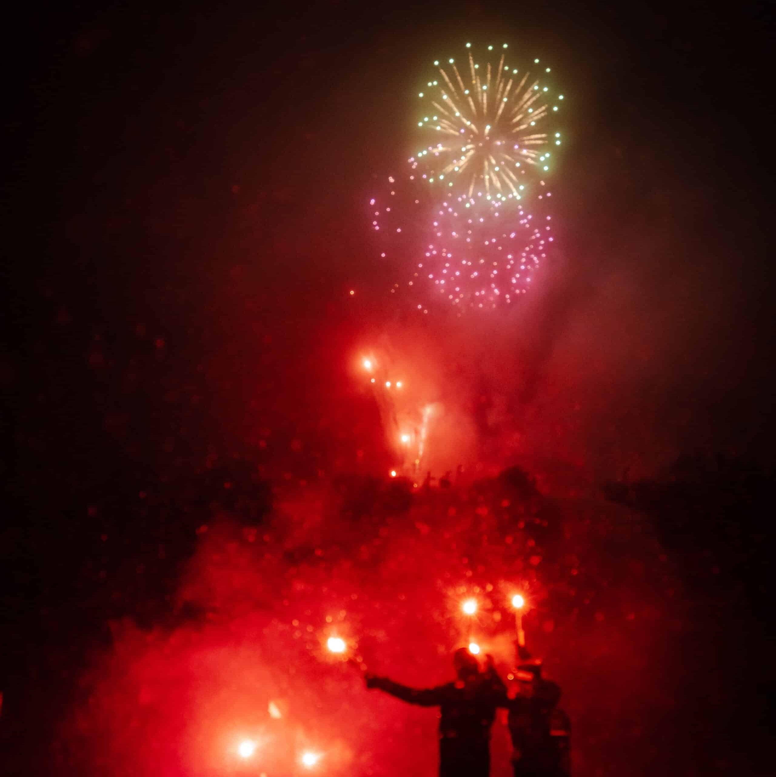 New Year's Eve Party at Nordic Valley 24/25: torchlight parade, fireworks, live music, and more.